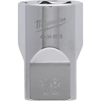 Klíč MILWAUKEE 1/2" Chromovaný nástrčný klíč metrický 18 mm