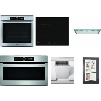 Set domácích spotřebičů WHIRLPOOL ABSOLUTE AKZM 8480 IX + WHIRLPOOL WS Q2760 BF + WHIRLPOOL AKR 650/1 IX + WHIRLPOOL ABSOLUTE AMW 730 IX + WHIRLPOOL WSIC 3M27 C + WHIRLPOOL ART 65031