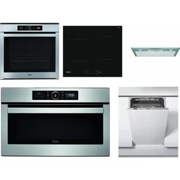 Set domácích spotřebičů WHIRLPOOL ABSOLUTE AKZM 8480 IX + WHIRLPOOL WS Q2760 BF + WHIRLPOOL AKR 650/1 IX + WHIRLPOOL ABSOLUTE AMW 730 IX + WHIRLPOOL WSIC 3M27 C