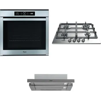 Set domácích spotřebičů WHIRLPOOL ABSOLUTE AKZM 8480 IX + WHIRLPOOL TKRL 661 IX EU + WHIRLPOOL AKR 749/1 IX