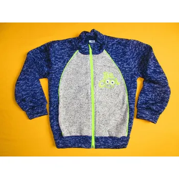 Chlapecký svetr Arex, ČR Svetrová mikina s potiskem 1 Barva: denim+šedá, Velikost: 104