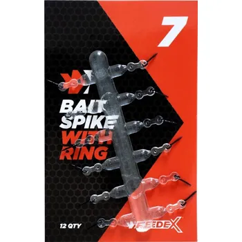 12ks - Držák Feeder Expert Zapichovací 7mm s Kroužkem