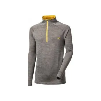 Pánské tričko Progress MB TRZ tm.šedá/kari L; Šedá funkční triko + DÁREK DLE VÝBĚRU!