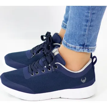 Pracovní obuv ​Suecos Profesionální pracovní obuv Suecos ALMA NAVY 44 modro-bíle Su-ALMA-N-44