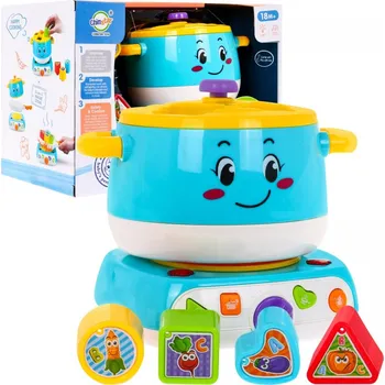 Hračka pro nejmenší RKToys Interaktivní vařič s hrncem