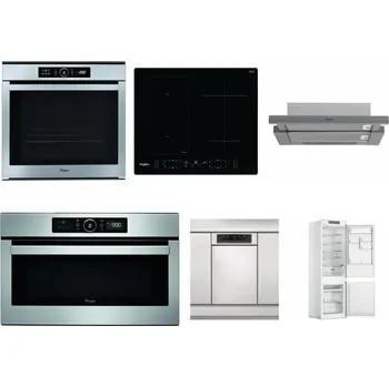 Set domácích spotřebičů WHIRLPOOL ABSOLUTE AKZM 8480 IX + WHIRLPOOL WL B8160 NE + WHIRLPOOL AKR 749/1 IX + WHIRLPOOL ABSOLUTE AMW 730 IX + WHIRLPOOL WSBO 3O34 PF X + WHIRLPOOL WHC18 T311