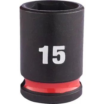 Gola hlavice MILWAUKEE Průmyslové hlavice Shockwave 3/8" HEX 15mm krátké