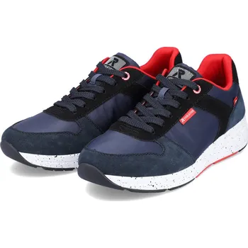 Pánské polobotky RIEKER - REVOLUTION Pánská sportovní obuv 07002-15 Rieker-R modrá Barva: blau kombi, Velikost: 44