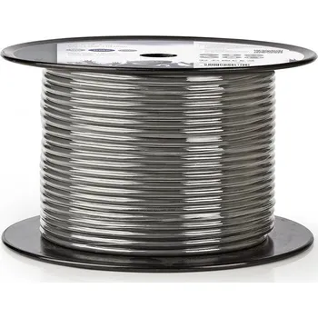 elektrický kabel NEDIS DMX Kabel 110 Ohmů | 2x 0,23 mm² | 100 m | Cívka | Šedá barva
