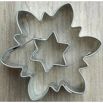 Vykrajovátko Vykrajovátko kytička s hvězdou uvnitř