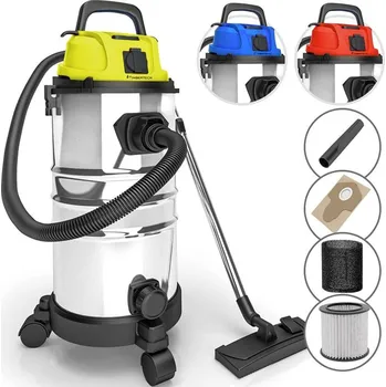 Průmyslový vysavač TIMBERTECH Průmyslový vysavač 1300 W, 30 litrů, žlutý