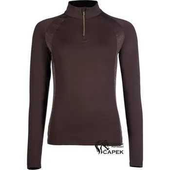 Funkční tričko HKM -BASIL- - Hnědá - L