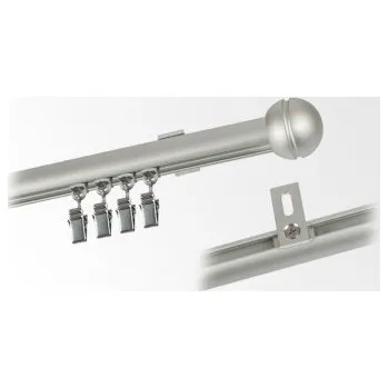 Jednoduchá garnýž hl. profil INOX koncovka Gula Frez