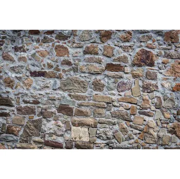 Fototapeta DIMEX | Vliesová fototapeta Rustikální kamenný obklad MS-5-2387 | 375 x 250 cm| oranžová, hnědá + Vliesová fototapeta na stěnu DIMEX Rustikální kamenný obklad MS52387 v rozměru 375 x 250 cm + lepidlo zdarma