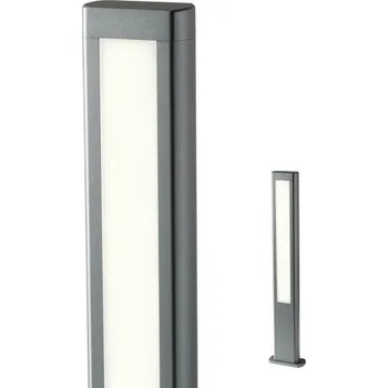 Venkovní osvětlení Redo 90125 DOLMEN exteriérové sloupkové svítidlo SMD LED 13W | 1274/856lm | 3000K | IP54 - antracit + Sada inteligentní žárovky E14 s dálkovým ovladačem - RGB, WiZ