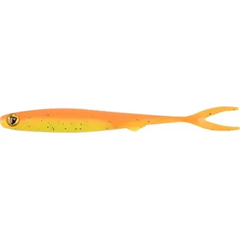 Umělá nástraha Fox Rage Gumová Nástraha Slick Finesse Super Soft UV Orange Chartreuse - 9 cm