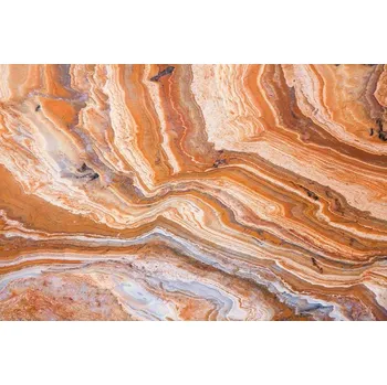 Fototapeta DIMEX | Vliesová fototapeta Krásný hnědý achát MS-5-2456 | 375 x 250 cm | oranžová + Vliesová fototapeta na stěnu DIMEX Krásný hnědý achát MS52456 v rozměru 375 x 250 cm + lepidlo zdarma