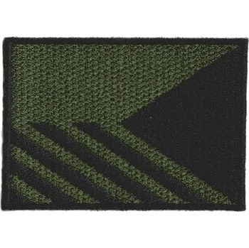 Nášivka NAVYS Nášivka vlajka Česká republika bojová střední šikmé pruhy oliv zrcadlová velcro A-16sz