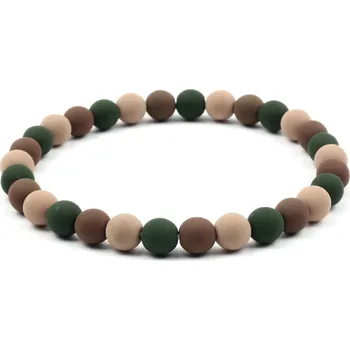 Náramek Moni dámský náramek skleněné korálky barevné P5