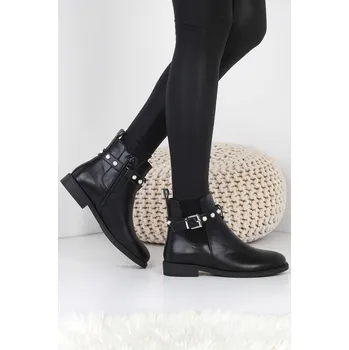 Dámská zimní obuv J. Star Kotníková obuv s perličkami 6057-1B Velikost: 37