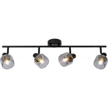 Lucide 77979/04/30 BJORN stropní bodové svítidlo 4xE14 - černá + sada - Trio LED žárovka 2x10W | E27 | 3000K | 806lm