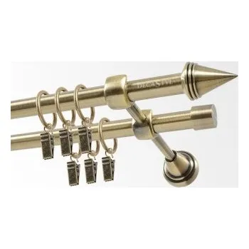 Garnýž Kovová garnýž Antik dvojitá Ø 19 mm - Stizok inner