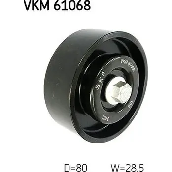 Vratná/vodicí kladka, klínový žebrový řemen SKF VKM 61068