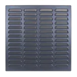 Mřížka 400x400 mm ANTRACIT - RAL 7016 (větrací mřížka šedá 400*400 ANTRACIT )