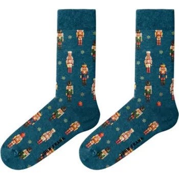 Pánské ponožky Dámské ponožky John Frank WJFLSFUN-CH31 Petrolejová UNI