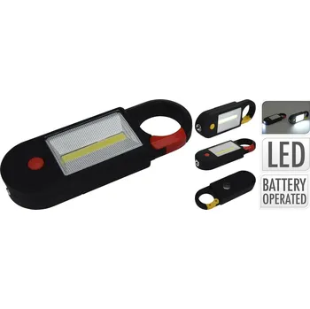 Svítilna svítilna 15x5cm, 2světla, pracovní, karabina