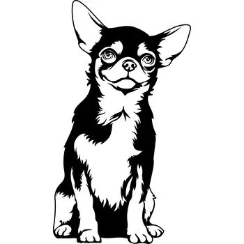 Vsepropejska Čivava dřevěná dekorace na zeď Rozměr (cm): 38 x 23, Typ: Čivava 6