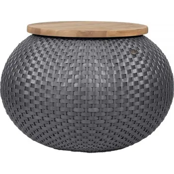 Konferenční stolek Handed By Stolek HALO v. 40 cm, tmavě šedý