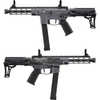Airsoftová zbraň Lancer Tactical Airsoftová zbraň LT-35 Gen2 9mm Battle-X PDW - šedá
