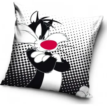 Dekorativní polštářek Carobotex Polštářek Kocour Sylvester, 40x40 cm