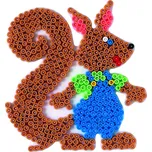 Hama Beads Podložka Midi veverka