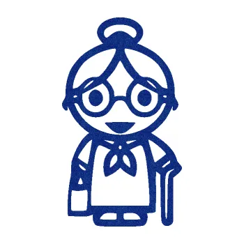 samolepka Babička 001 pravá (89 - Ultra Metalic modrá tmavá) SAMOLEPKA NA AUTO, NÁLEPKA, FÓLIE, POLEP, TUNING, VLASTNÍ TEXT, TISK, AUTOSAMOLEPKY.cz, POLEPY, OBRÁZEK, LOGO, 3D STICKERS