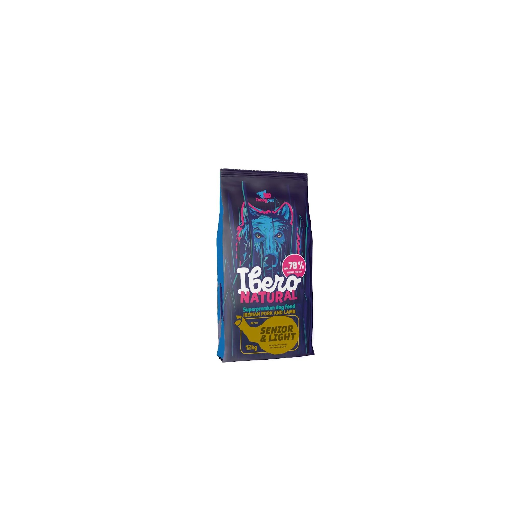 Fotografie 1 - Krmivo pro psa Ibero Natural Dog Senior/Light Iberian Pork/Lamb 12 kg