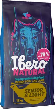 Krmivo pro psa Ibero Natural Dog Senior/Light Iberian Boar/Lamb 12 kg