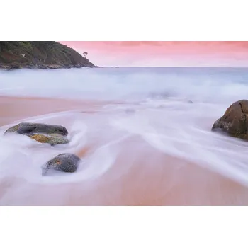 Fototapeta DIMEX | Vliesová fototapeta Rostoucí příliv MS-5-3223 | 375 x 250 cm | bílá, oranžová, hnědá + Vliesová fototapeta na stěnu DIMEX Rostoucí příliv MS53223 v rozměru 375 x 250 cm + lepidlo zdarma