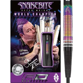 Šipka Red Dragon šipky Peter Wright WC Tapered 23g steel