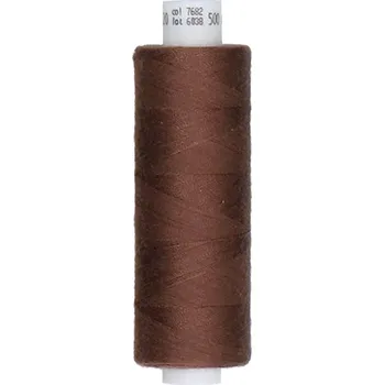 Nit Ariadna Polyesterová střižová nit Talia 120 500 m - 7682 - hnědá