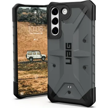 Pouzdro na mobilní telefon Urban Armor Gear: UAG Urban Armor Gear Pathfinder Samsung Galaxy S22+ Plus (silver)