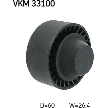 Vratná/vodicí kladka, klínový žebrový řemen SKF VKM 33100