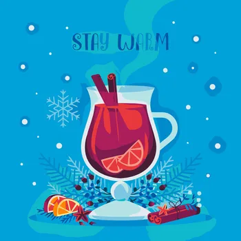 Malování podle čísel - Svařené víno Velikost: 50x50cm, Rámování: Pouze srolované plátno