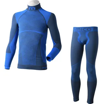 MICO KIDS SHIRT + LONG TIGHT PANTS KIT WARM CONTROL SKINTECH Piombo Velikost: II/122