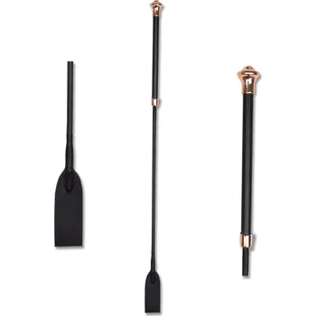 Jezdecký bičík WALDHAUSEN Bič skokový Waldhausen, 65/75 cm, black/rose gold Délka: 75 cm