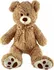 Plyšová hračka Teddies Medvěd s mašlí 72 cm světle hnědý