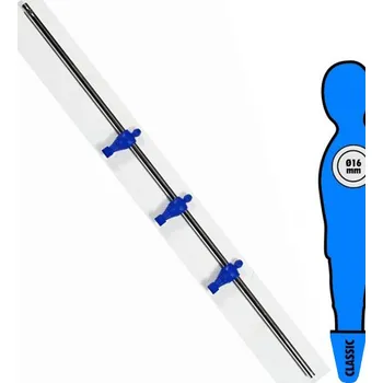 Stolní fotbálek RETA Tyč na stolní fotbal 16 mm s 3 modří hráči