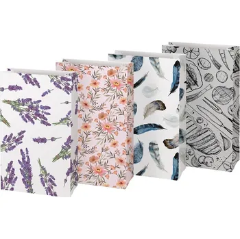 Dárková taška UNIPAP sáček papírový KRAFT 10x18x6cm mix 5251414 267957