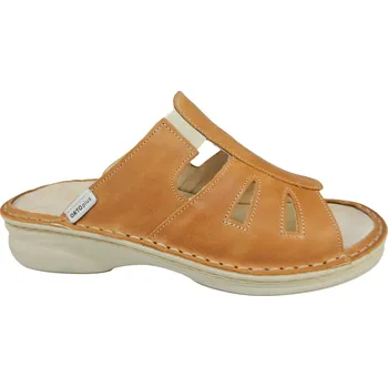 Dámské pantofle 1626 - dámské zdravotní kožené nazouváky s možností vlastní barvy 35